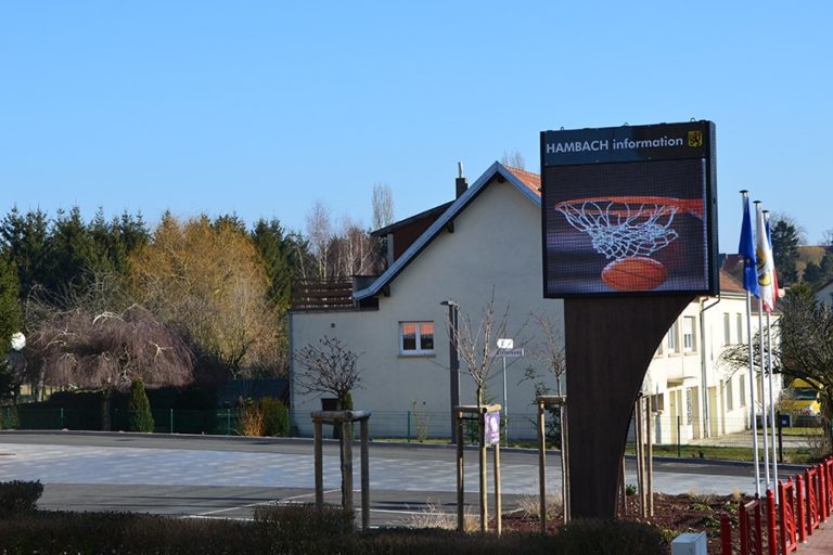 écran LED Mairie de Hambach