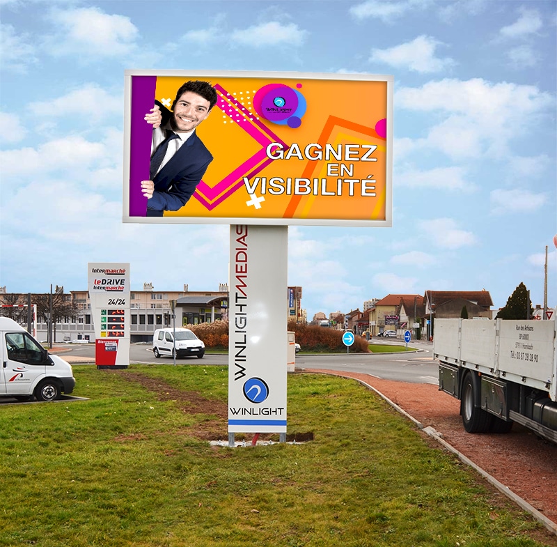 ecran publicitaire winlight medias