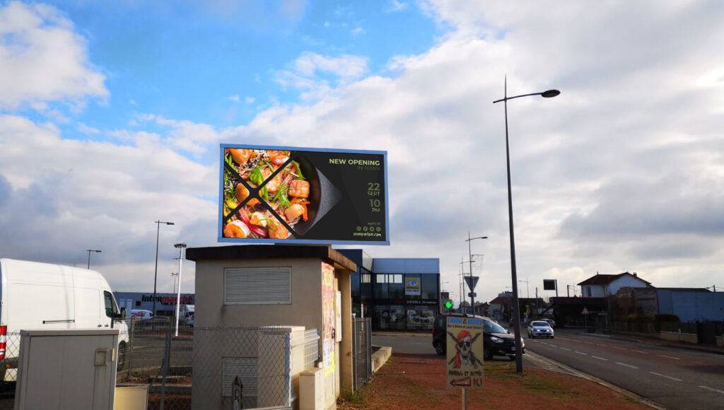 écran publicitaire LED extérieur