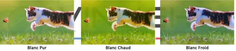 Visuel d'illustration de l'impact d'une différente balance de sblancs