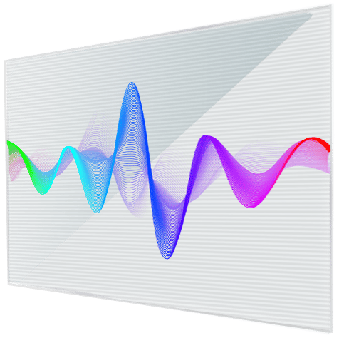 illustation de l'écran led transparent X7-AIR