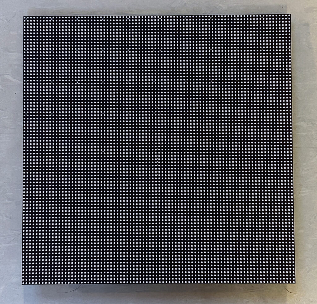 photo d'un module LED SMD avec un pitch fin