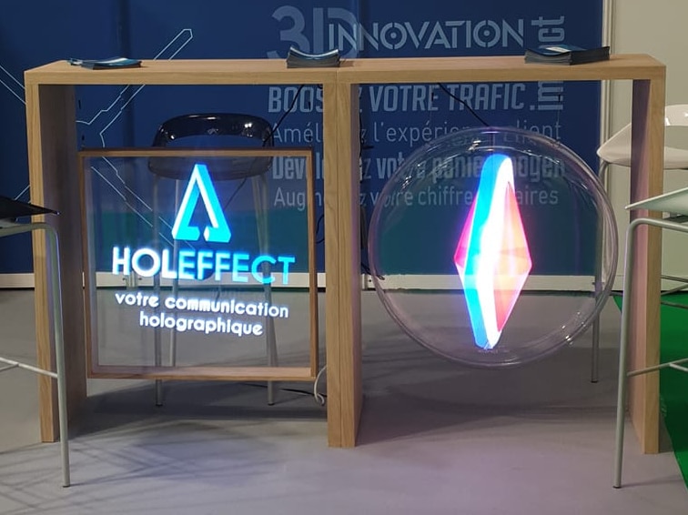 hélice holographique holeffect
