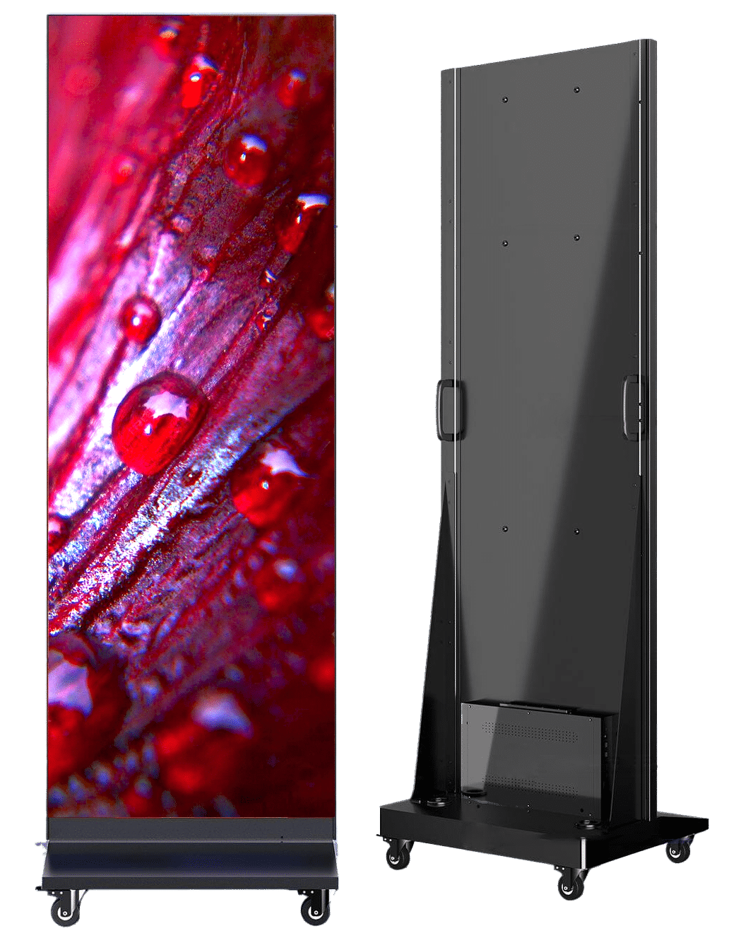 Totem numérique LED Axone sur platine mobile