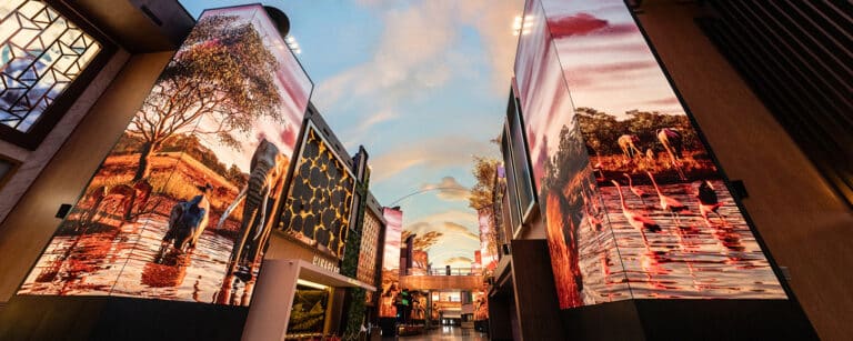 Inspire Resort - zone Aurora avec des vidéos digitaux complètement immersif à Séoul