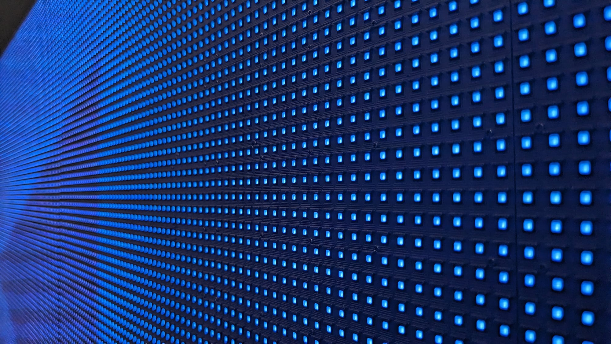 Zoom pitch LED SMD d'un écran LED Winlight