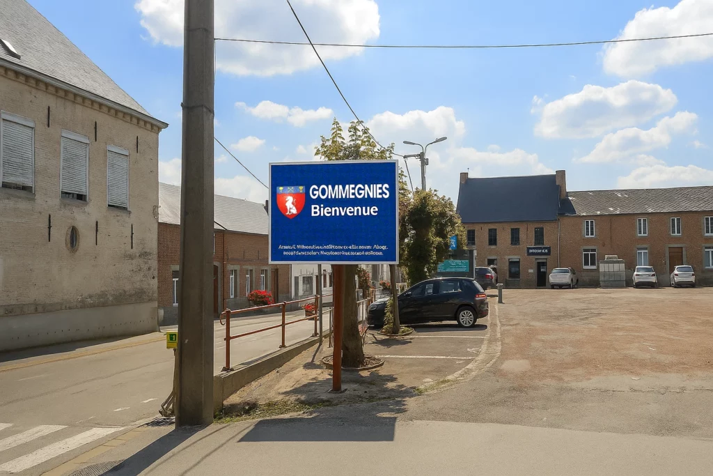 Panneau LED d'information pour la mairie de Gommegnies