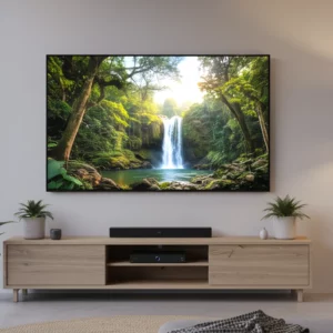 écran téléviseur QLED mural