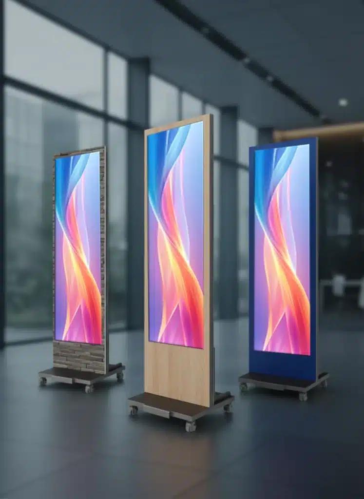 totem restaurant habillage personalisés