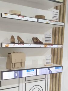 Etiquettes étagère vidéo pour le retail