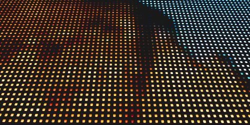 Modern abstract led screen background for concept design. Abstract color background. Digital art. Abstract light pattern.