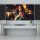 Poster Frame in living room Psd Mockup